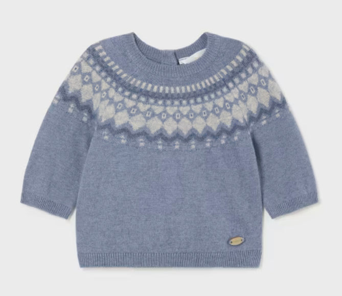 Newborn Jacquard Sweater