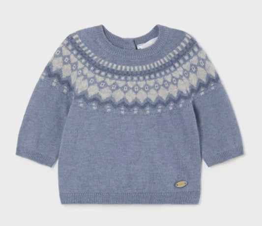 Newborn Jacquard Sweater