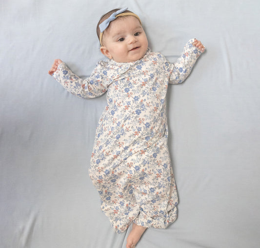 Country Girl Floral Kimono Gown