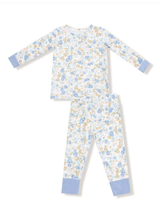 Sweet Rose Calico Loungewear Set