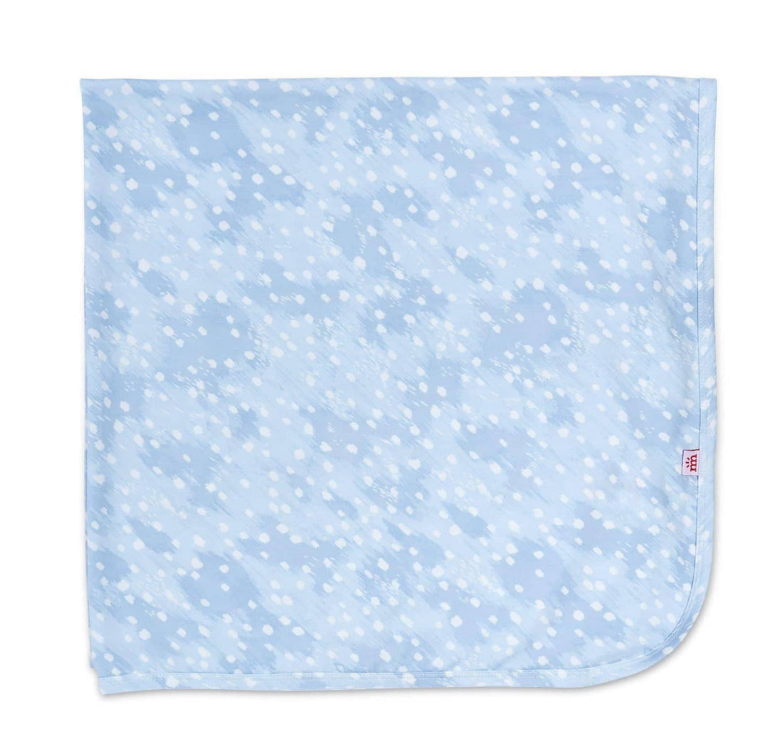 Blue Doeskin Modal Swaddle Blanket