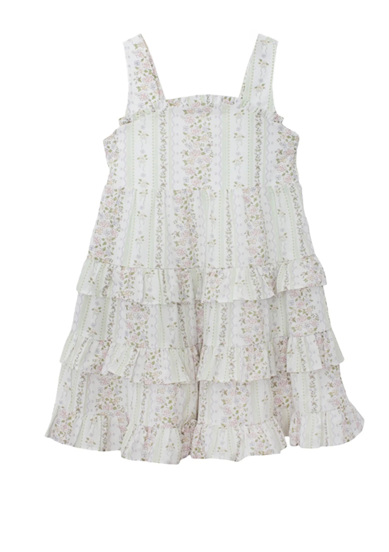 Graceful Garden Sleeveless Dress