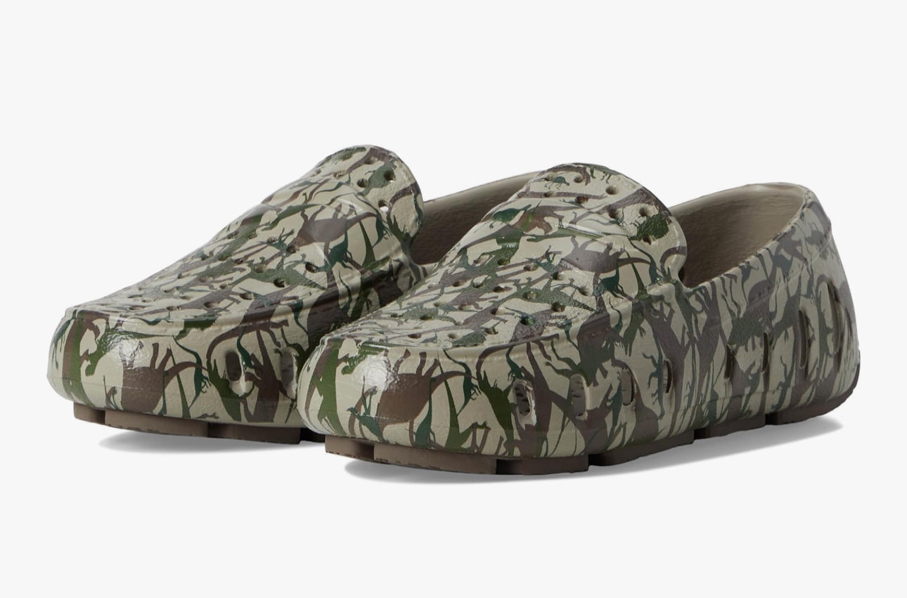 Khaki Dino Camo Floafers