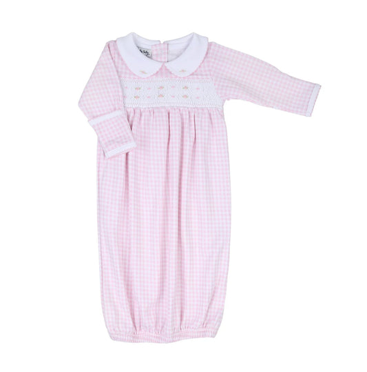 Magnolia Baby smocked collar gown