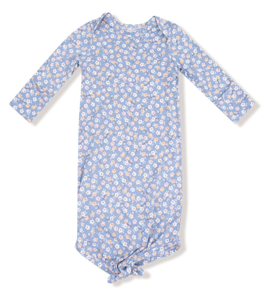 Country Calico Knotted Gown