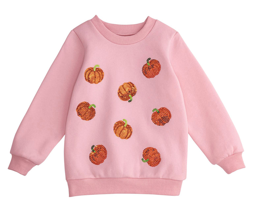 Sequin Pumpkin Sweatshirt