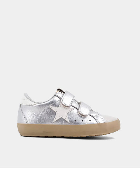 Silver Velcro Sunny Sneaker