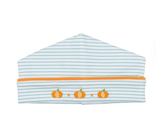 Lil Pumpkin Newborn Embroidered Hat