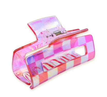 Checkered Claw Clip