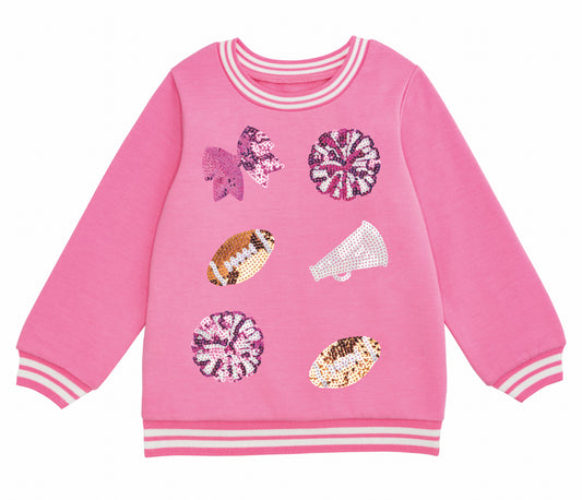 Sequin Cheer Sweatshirt