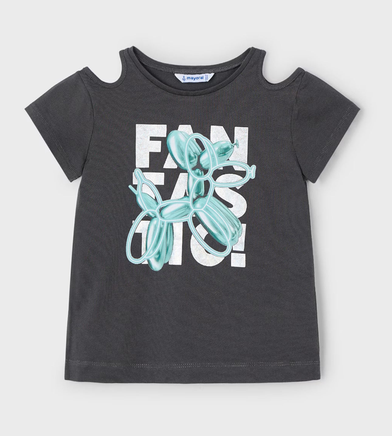 Girl’s Cut Out Sleeves Fantastic T