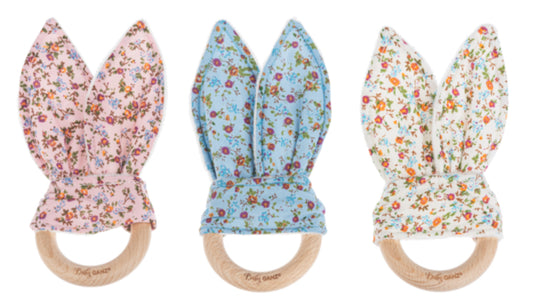 Blossom Bunny Crinkle Ears Teether