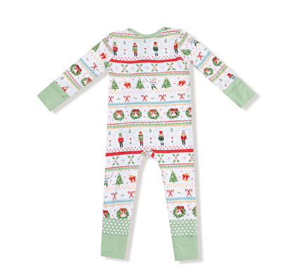 Nutcracker Print Convertible Romper