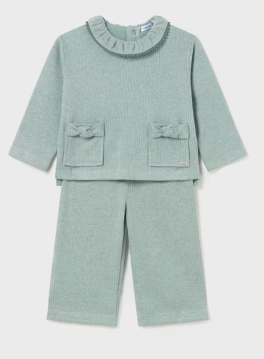 Heathered Pant Set