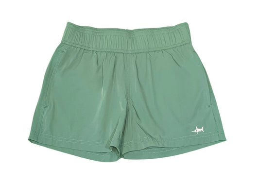 Green pull on short