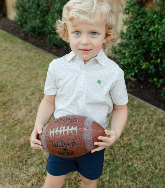 Sport Football Polo on Tan