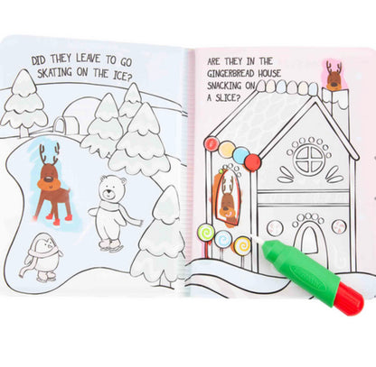 Santa’s Lost Reindeer Water Color Wizard Book