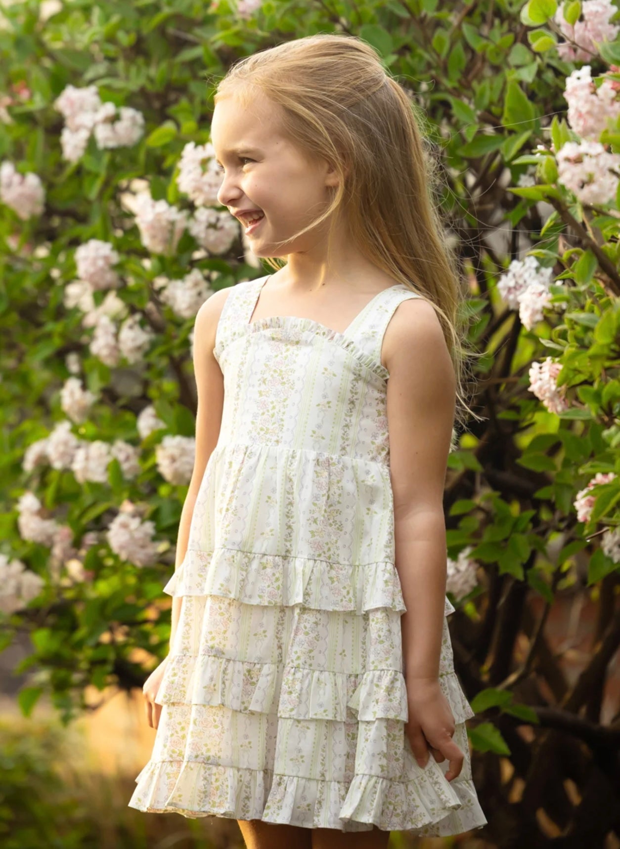 Graceful Garden Sleeveless Dress