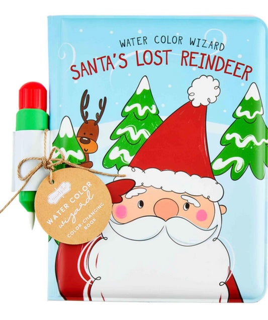 Santa’s Lost Reindeer Water Color Wizard Book