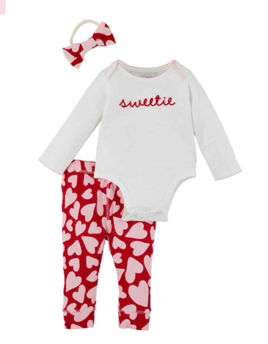 Sweetie Crawler Set w/Headband