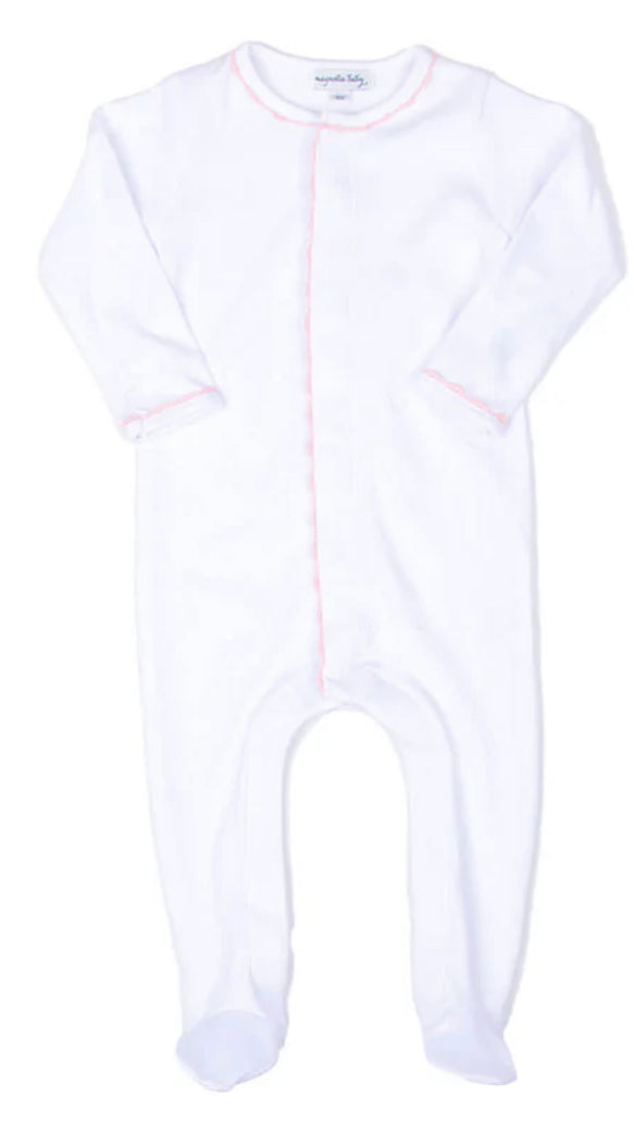 Baby Joy Crochet Piping Footie