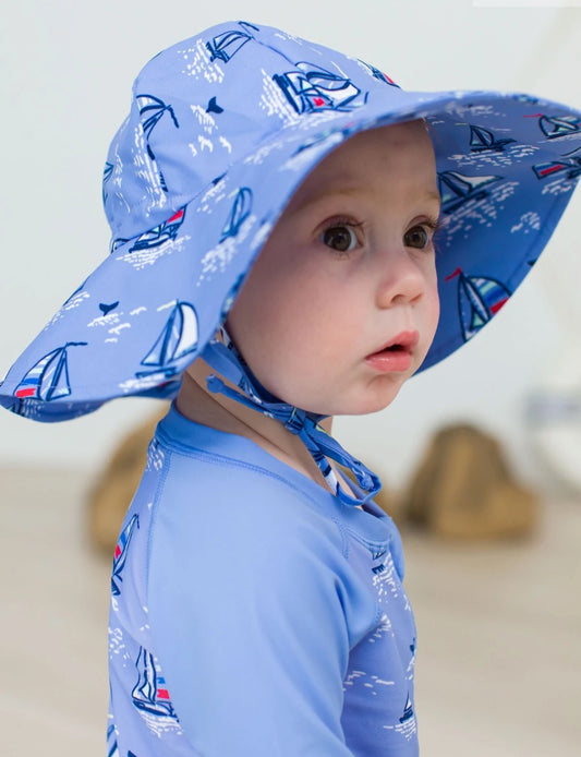 Blue Seas the Day Protective Sun Hat
