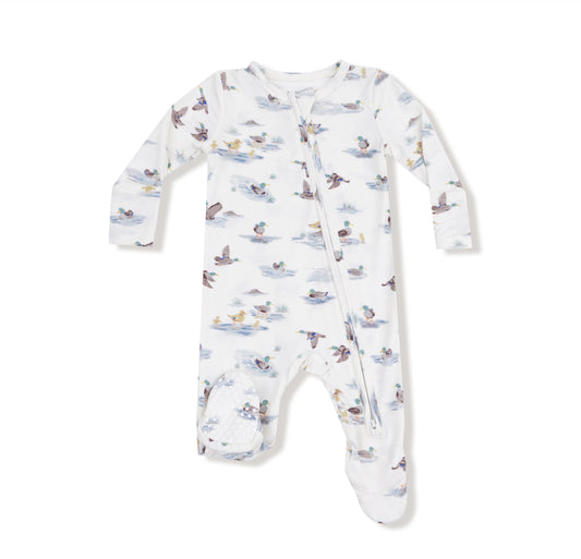 Migrating Mallard Zipper Footie