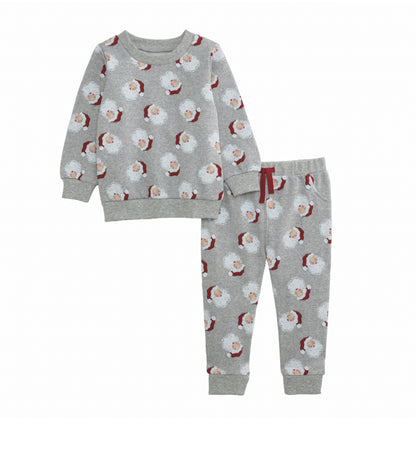 Grey Santa Jogger Set