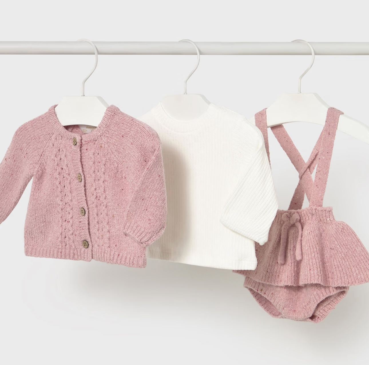 Newborn Girl Three Piece Set