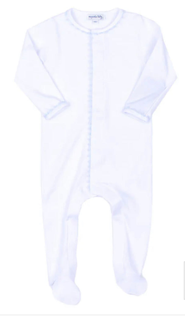 Baby Joy Crochet Piping Footie