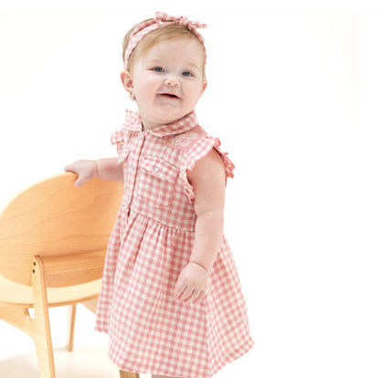 Western Pearl Snap Dress and Bloomer Set