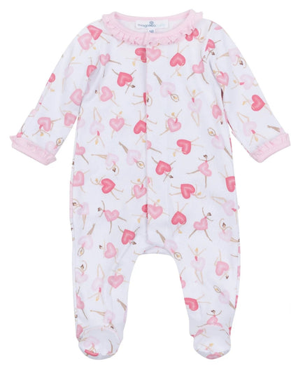 Dancing Hearts Footie