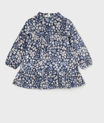 Baby Velvet Floral Dress