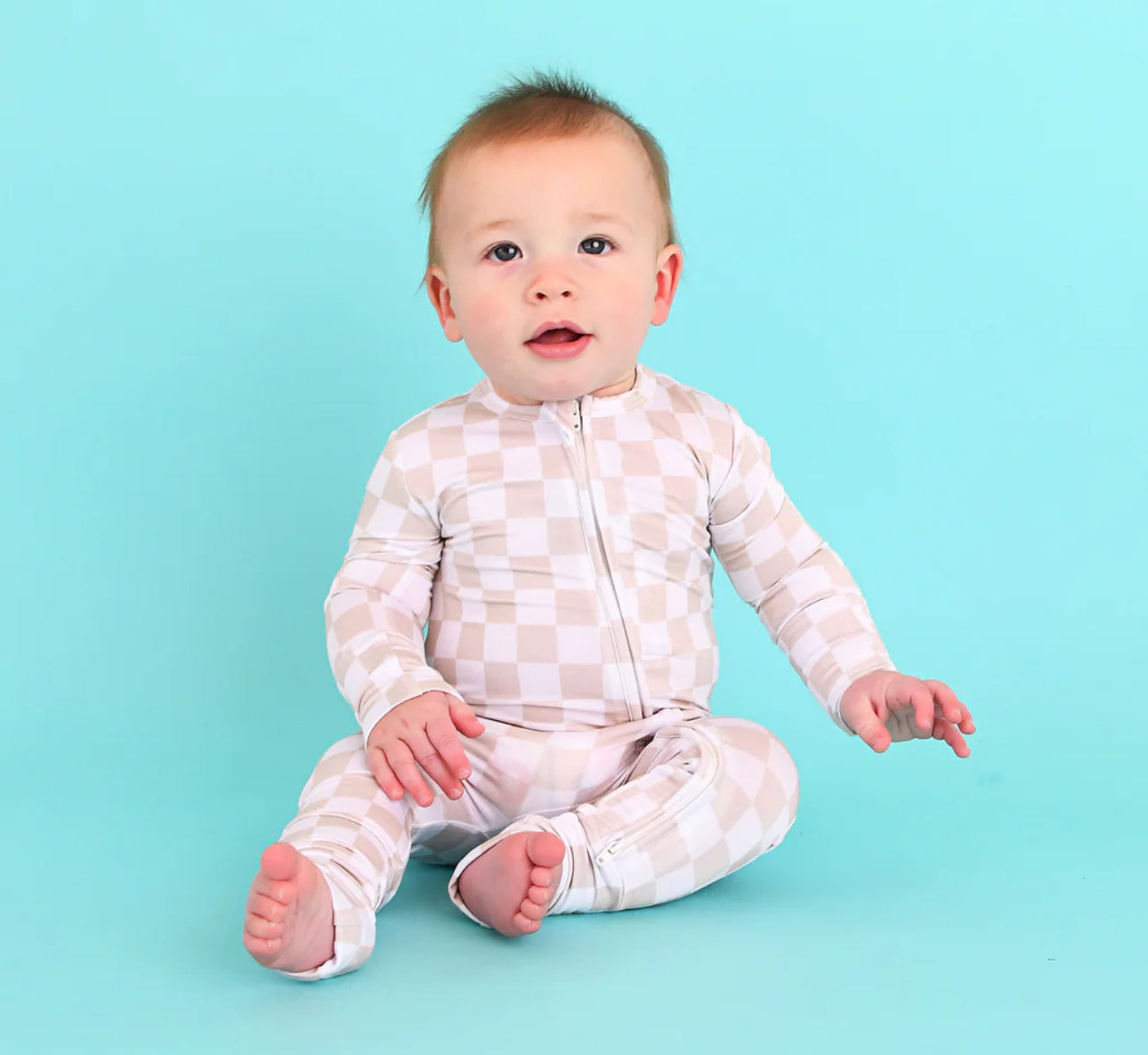 Oakley Check Zipper Footie