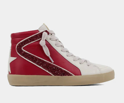 Rooney Dark Red High Tops