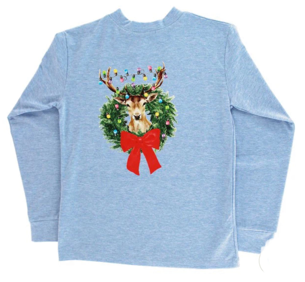 Christmas Buck Longsleeve Tee