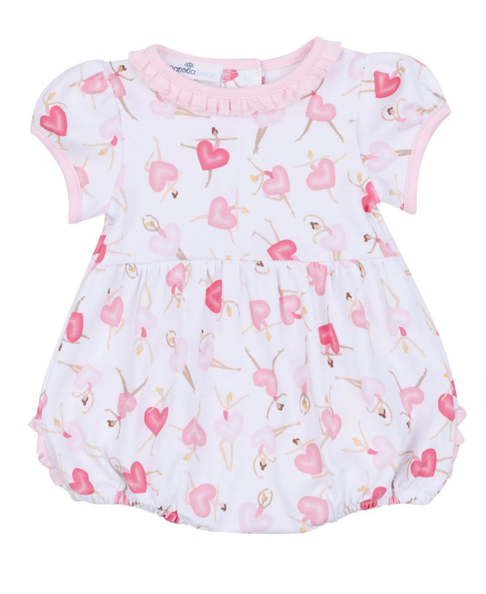 Dancing Hearts Short Sleeve Bubble