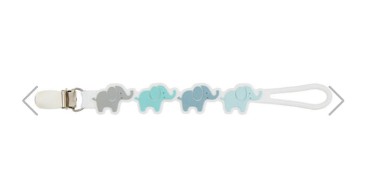 Silicone paci clips