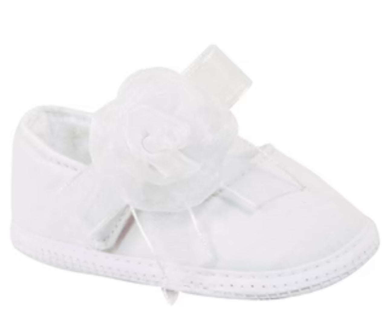 Baby Deer white baby girl shoe