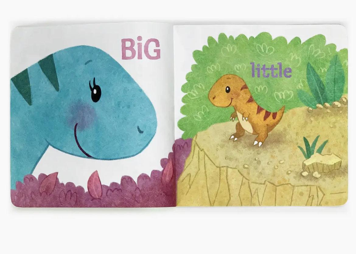 Dinosaurs Big and Little stuffy Book