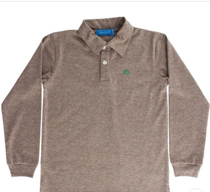 Long Sleeve Bark Polo