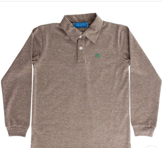 Long Sleeve Bark Polo