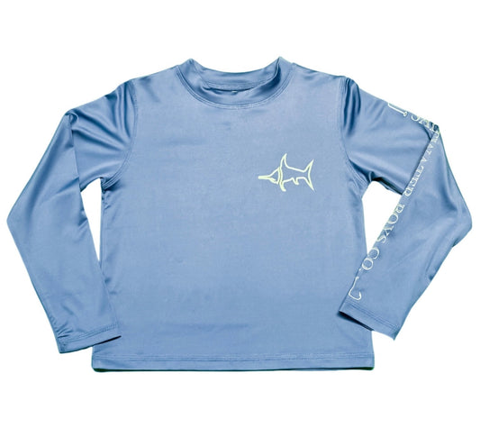 Saltwater Boys Tybee Blue Rashguard