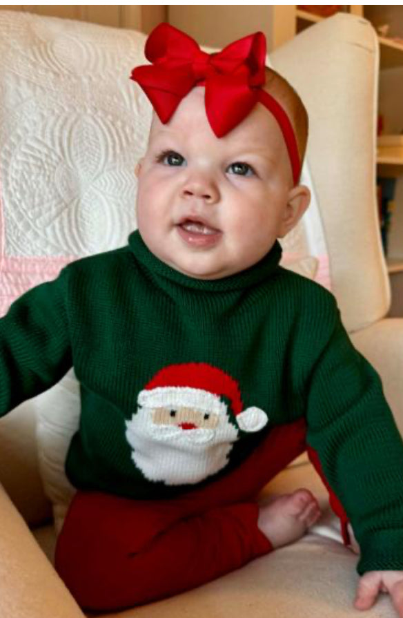 Rollneck Santa Sweater