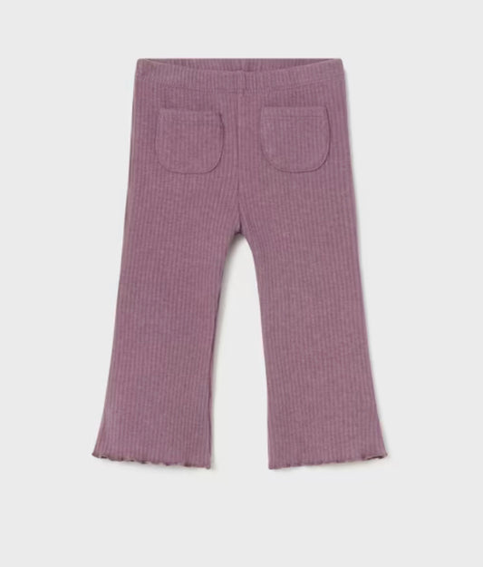 Baby Ribbed Flare Leggings