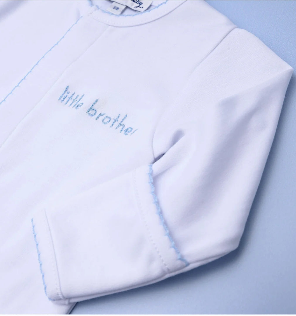 Little Brother Embroidered Gown/Converter