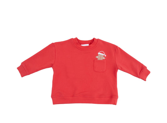 Boys’ Gingerbread Appliqué Sweatshirt Set
