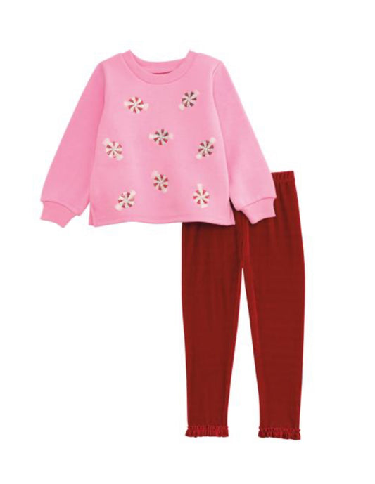 Peppermint Sweatshirt and Legging Set