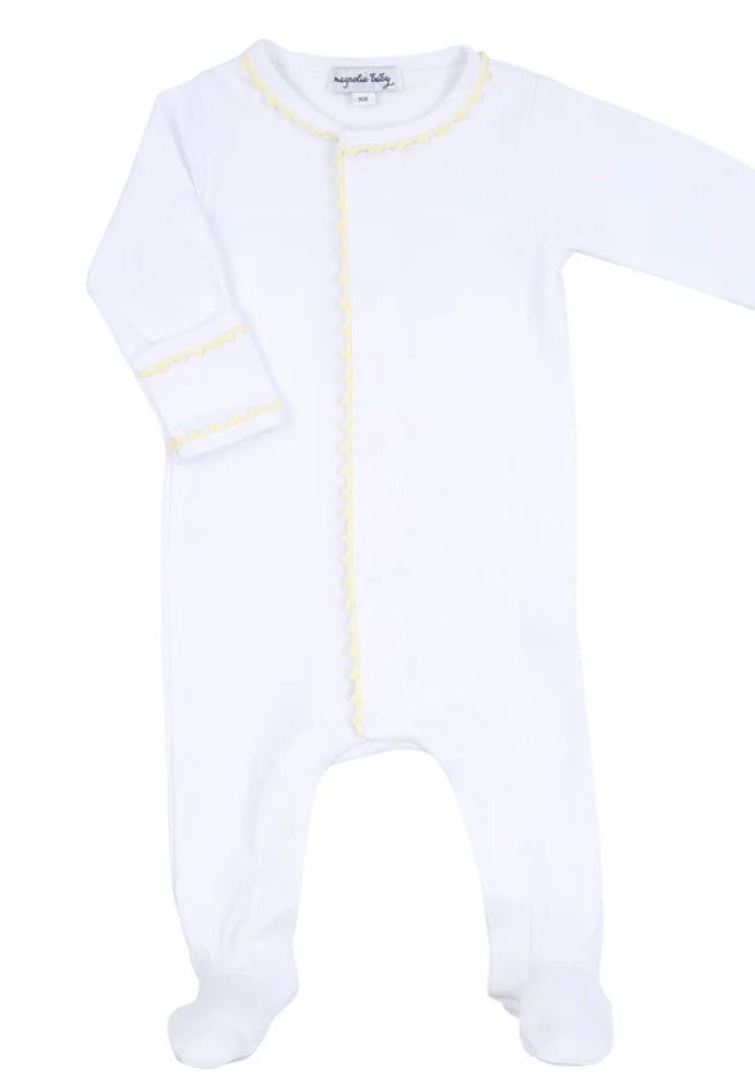 Baby Joy Crochet Piping Footie