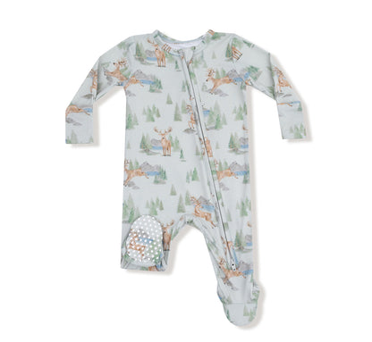 Buck Deer 2way Zipper Footie